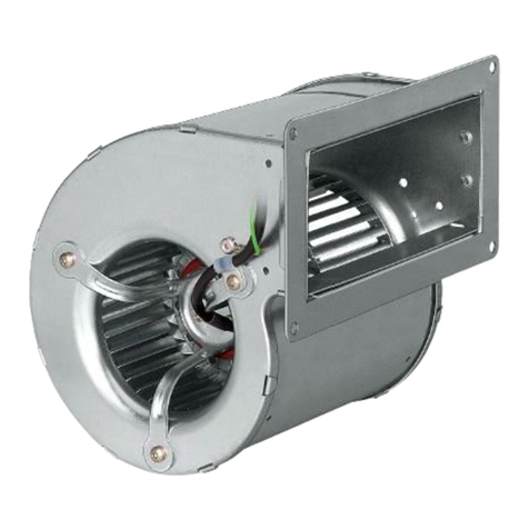 Ebmpapst D2E146-CD51-09 operating instructions