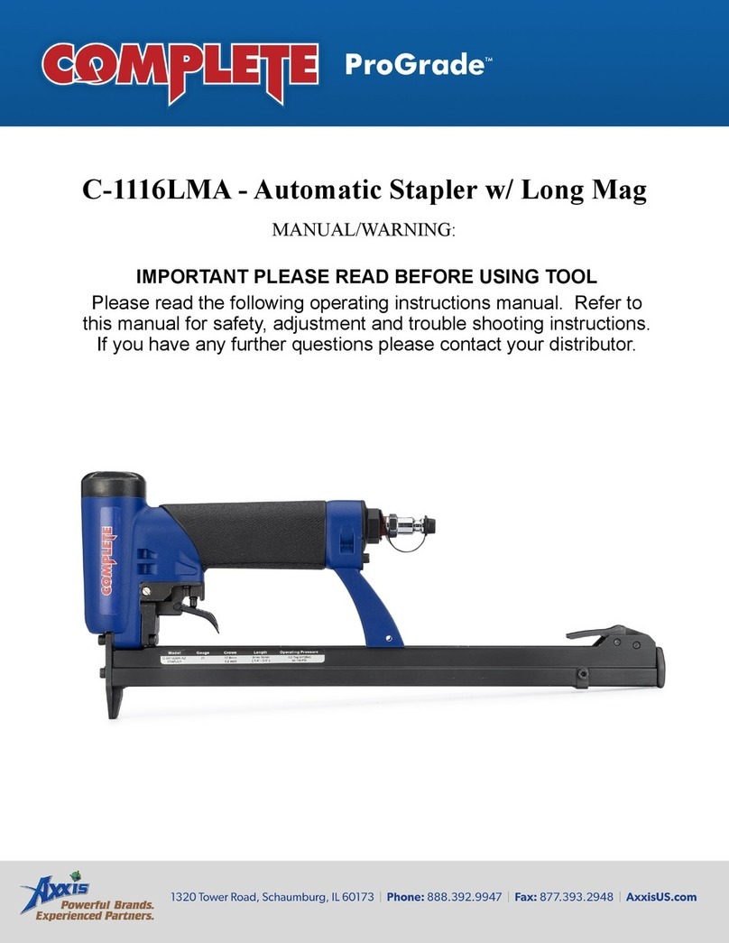 AXXIS Complete ProGrade C-1116LMA User manual