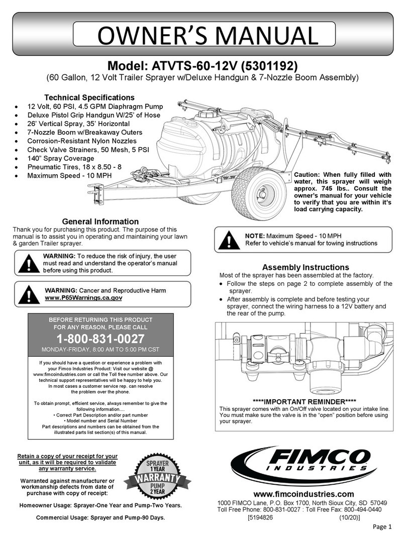 Fimco ATVTS-60-12V User manual