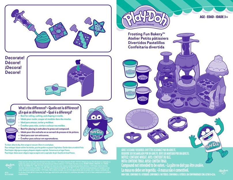 Hasbro Play-Doh Frosting Fun Bakery User manual Hasbro Play-Doh Frosting Fun Bakery User manual