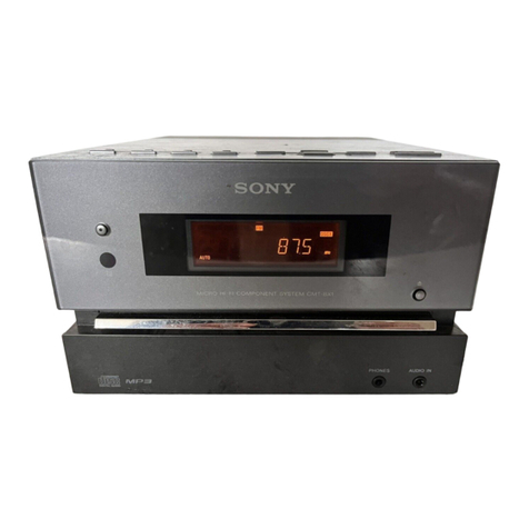 Sony CMTBX1 - CMT BX1 Micro System Service manual