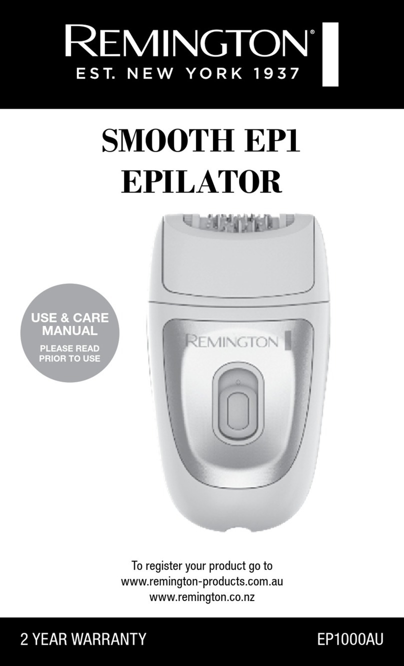 Remington SMOOTH EP1 User manual