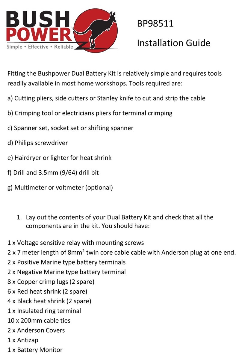 Bushpower BP98511 installation guide