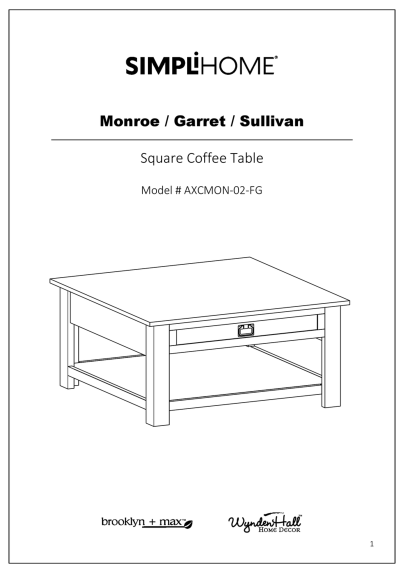 Simpli Home Brooklyn+Max WyndenHall AXCMON-02-FG User manual