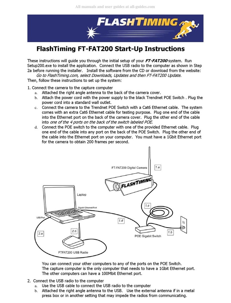FlashTiming FT-FAT200 Start-up instructions