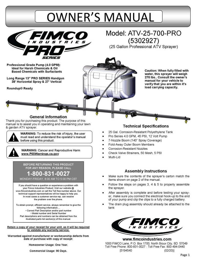 Fimco ATV-25-700-PRO owner's manual