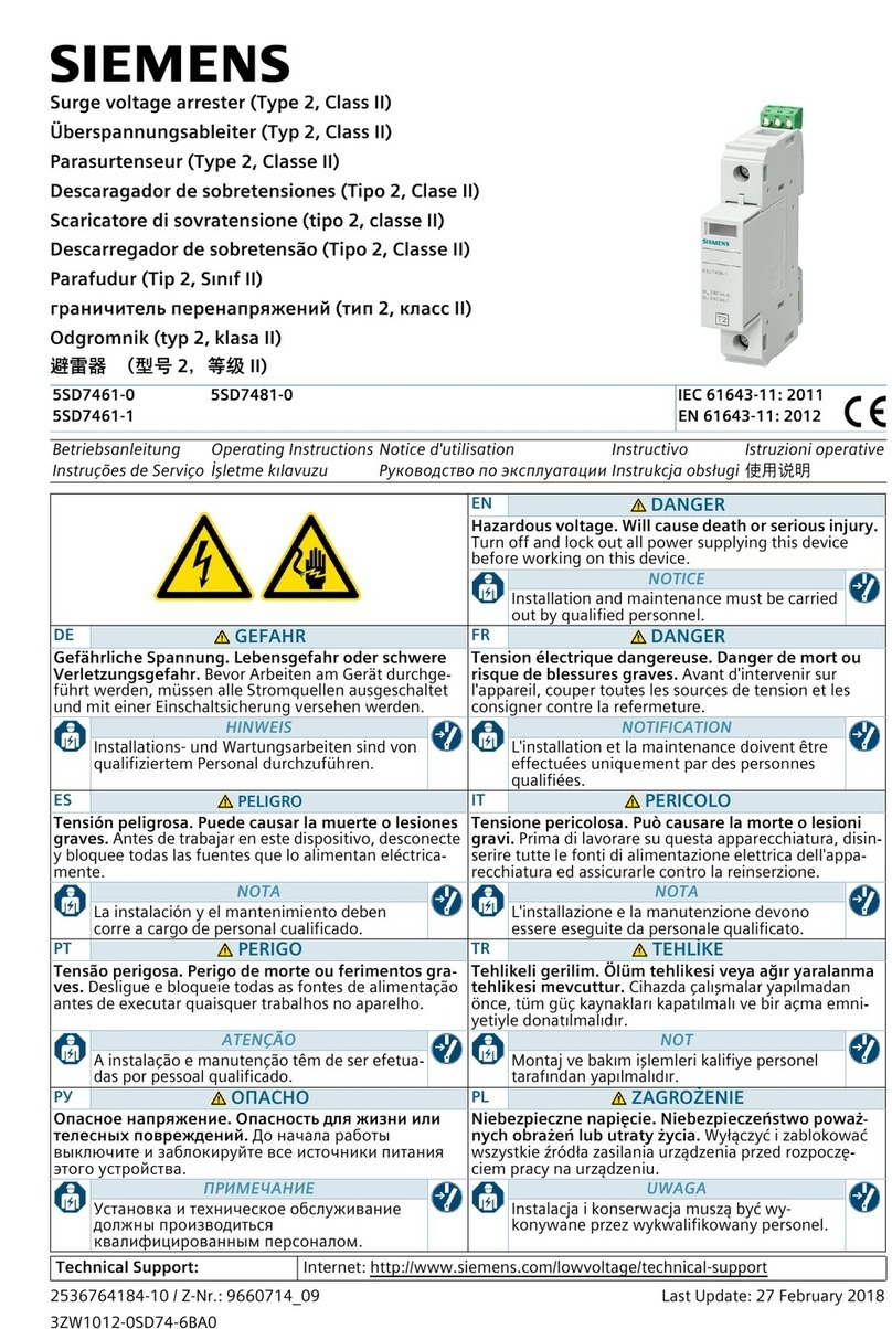 Siemens 5SD7461-0 User manual