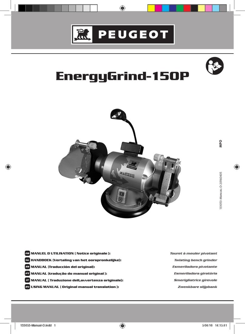 PEUGEOT EnergyGrind-150P user manual