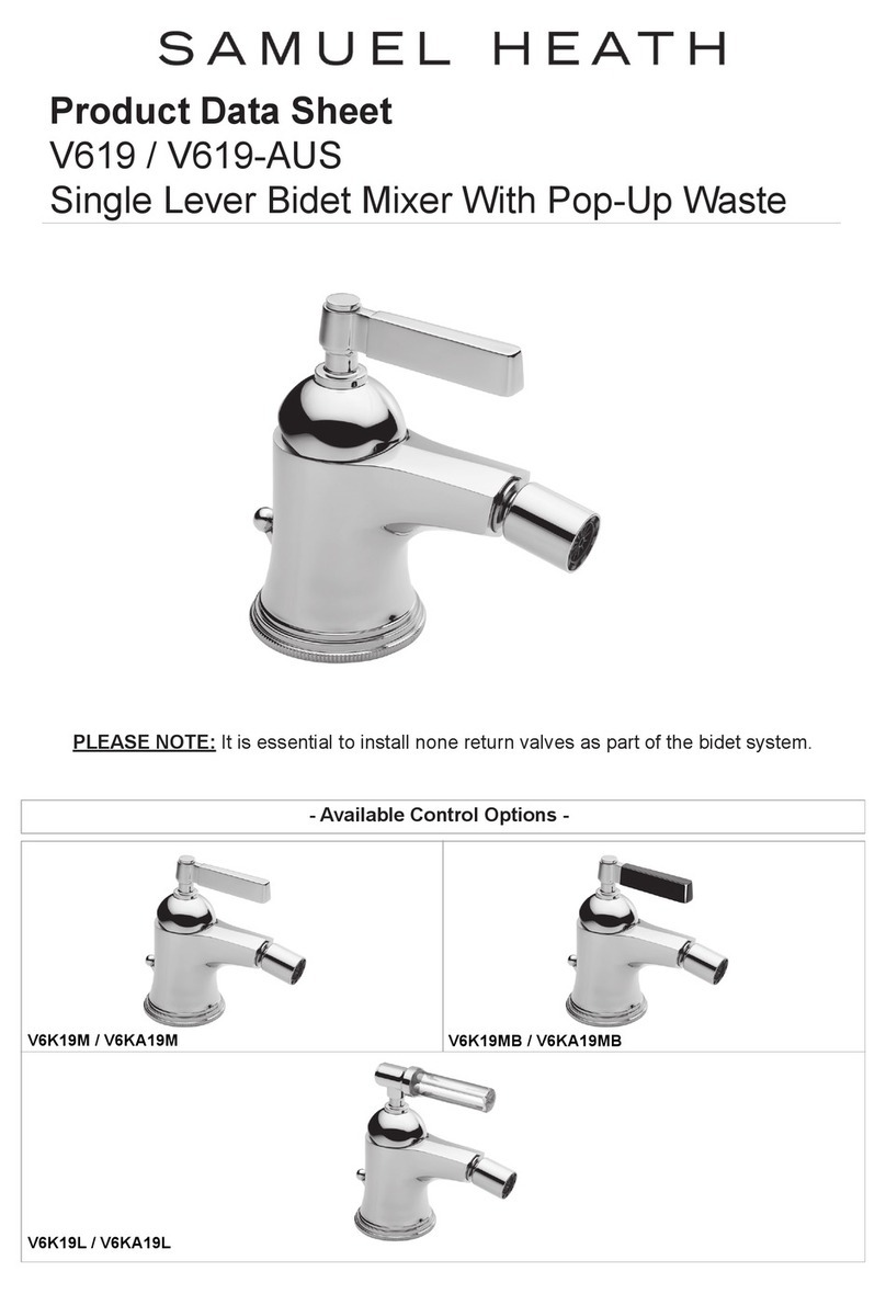 Samuel Heath V619 Product data sheet
