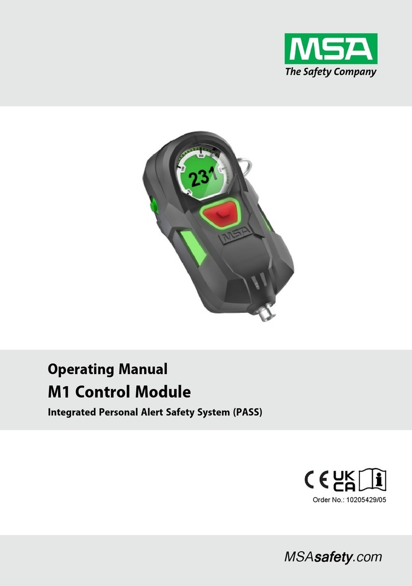 MSA M1 User manual