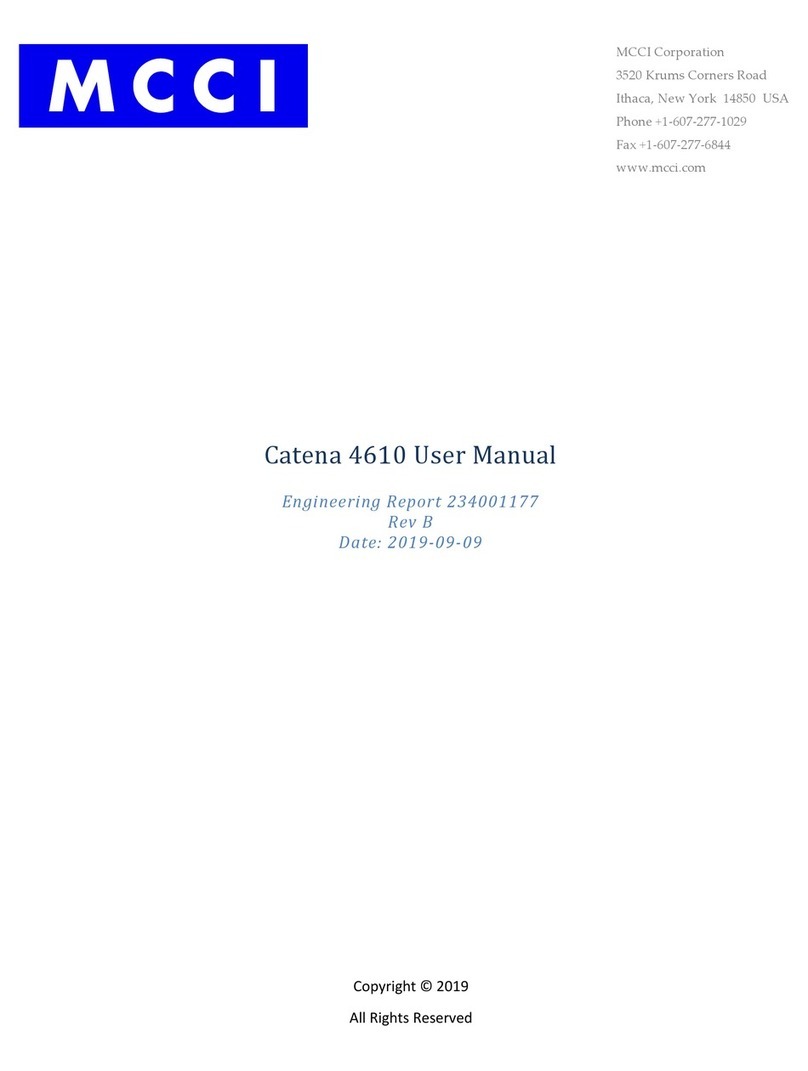 MCCI Catena 4610 user manual