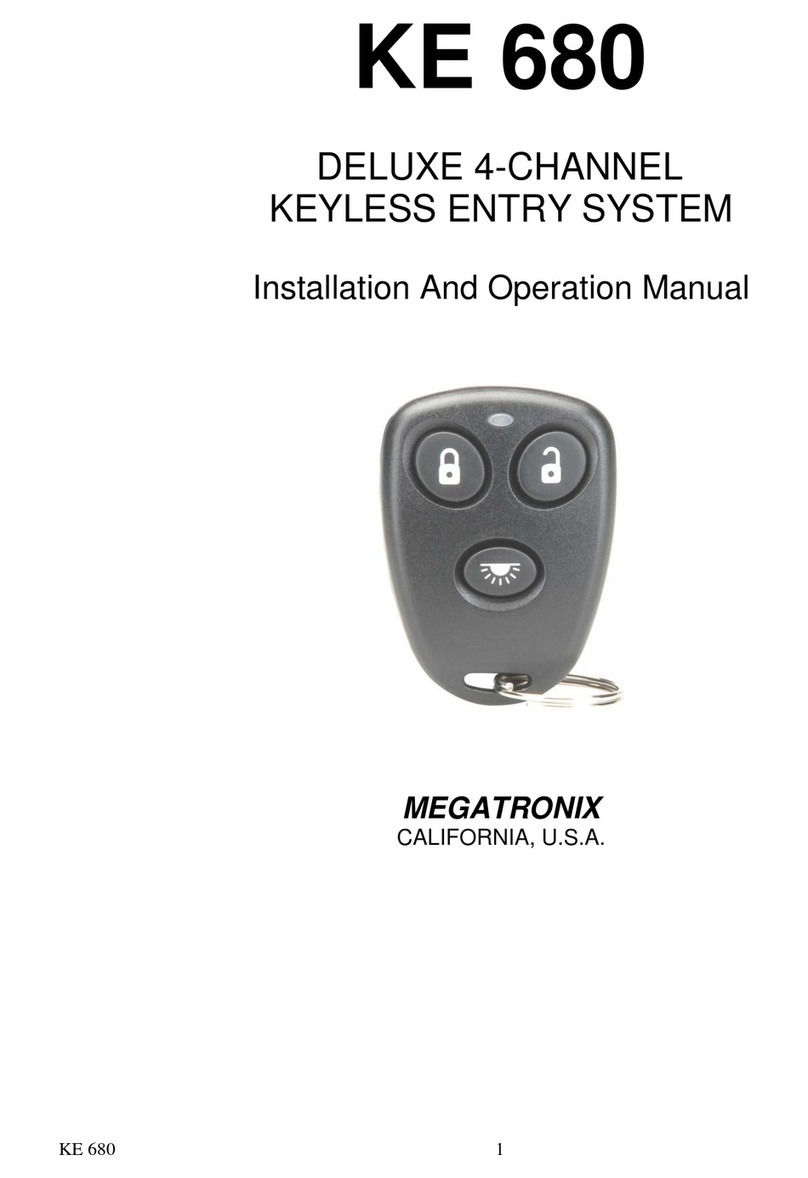 MEGATRONIX KE 680 Installation and operation manual MEGATRONIX KE 680 Installation and operation manual