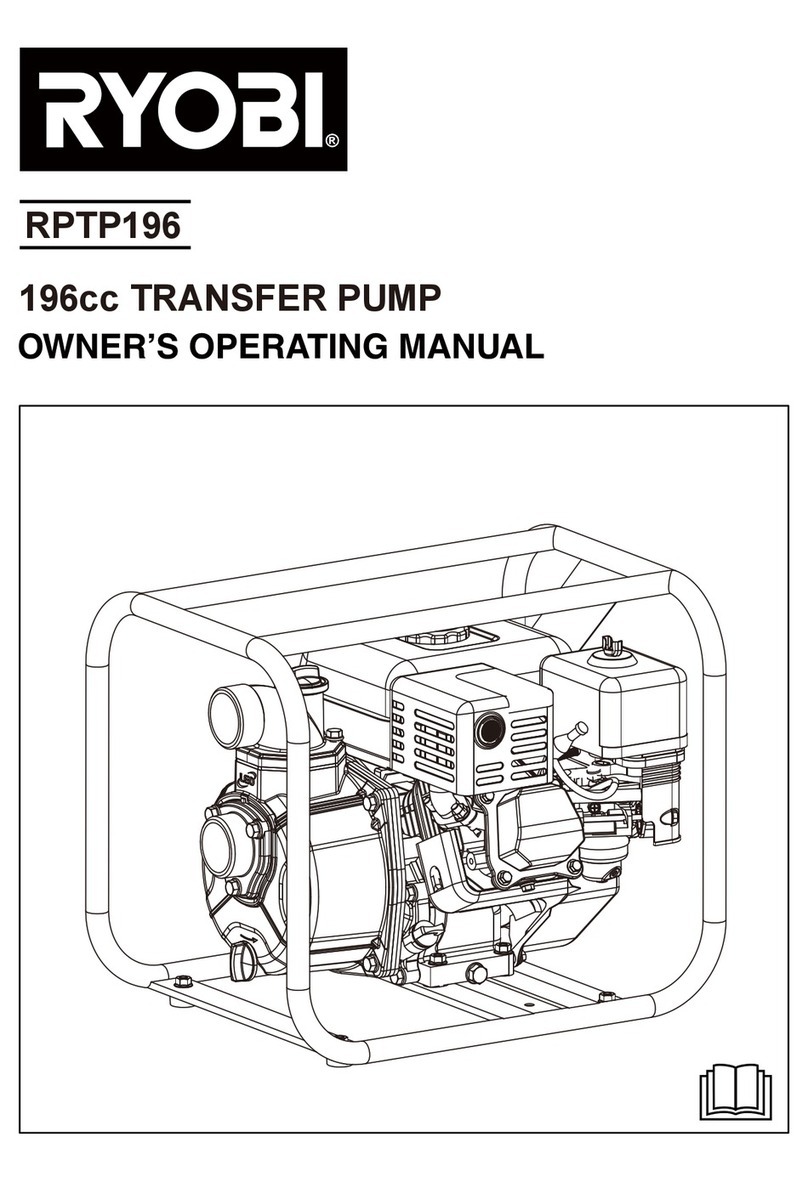 Ryobi RPTP196 owner's manual