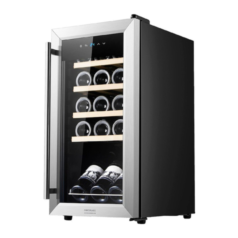 cecotec GrandSommelier 15000 Black instruction manual