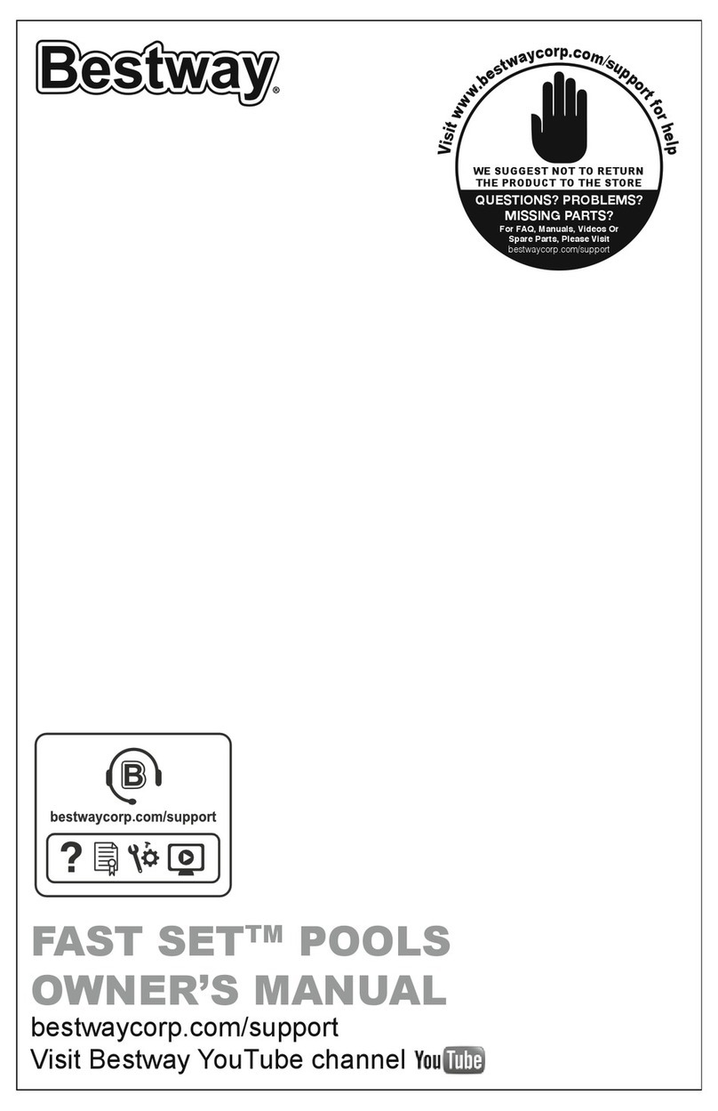 Bestway Fast Set 57267 owner's manual