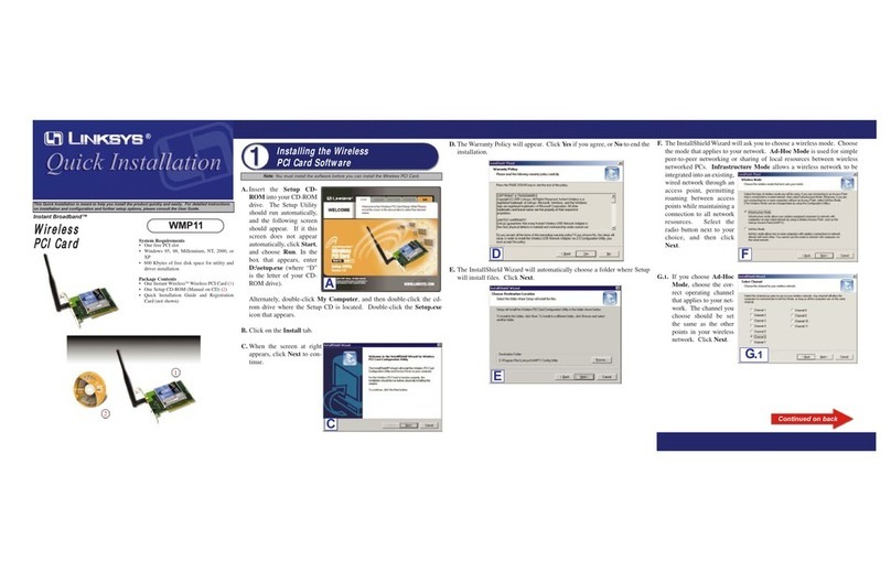Linksys WMP11 ver. 2.7 Original operating instructions