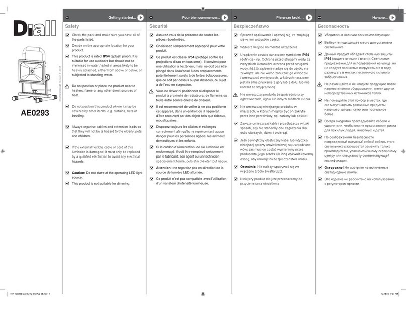 Diall AE0293 instructions
