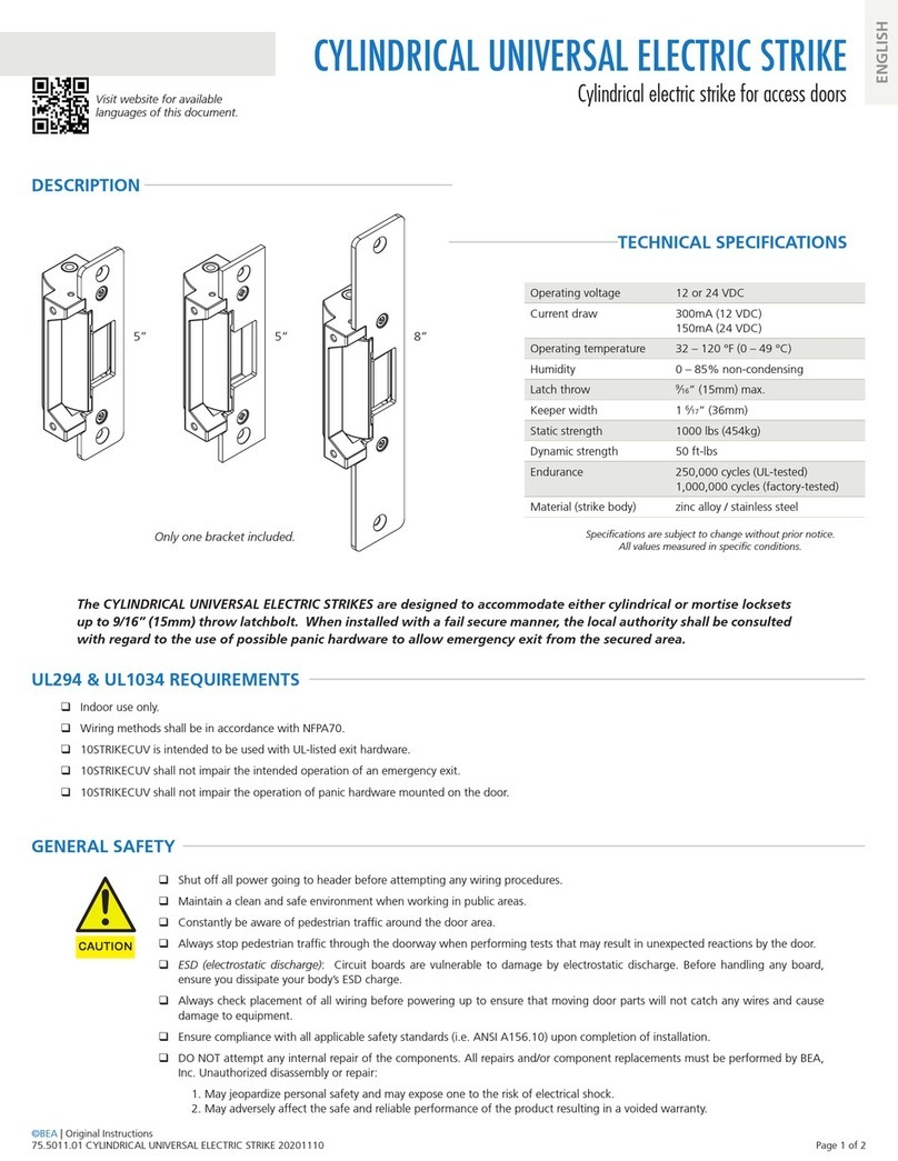 BEA UL294 manual