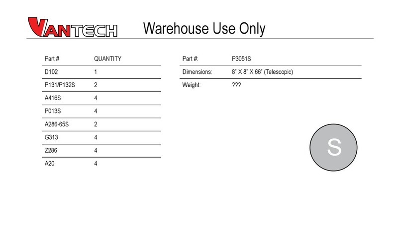 Vantech P3051S manual
