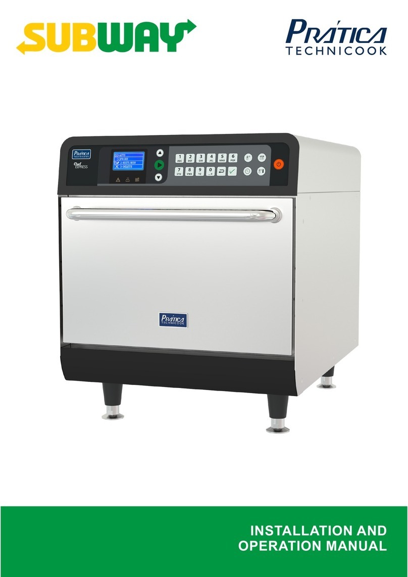 Pratica Chef Express Installation and operation manual