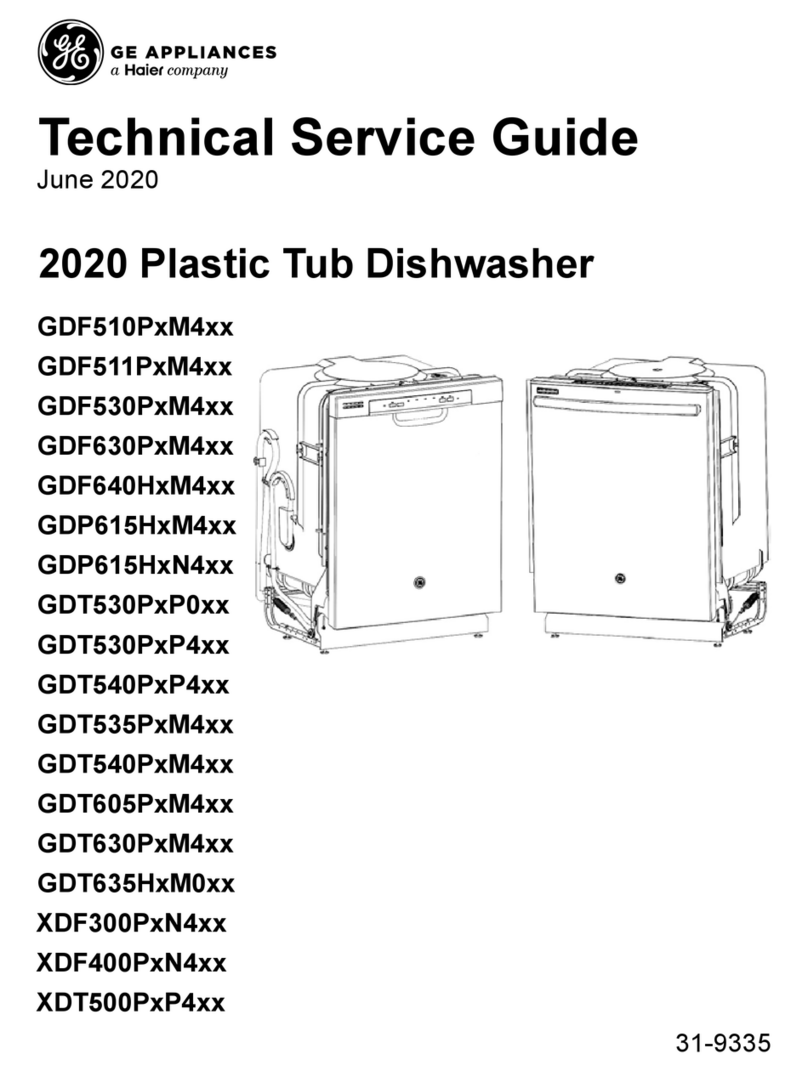 Haier GE GDF510P M4 Series User manual