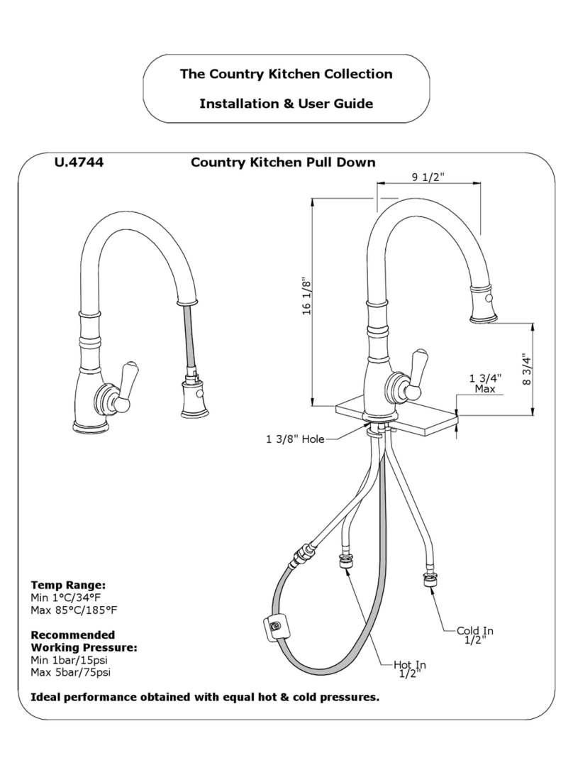 Rohl Georgian Era U.4744 Installation & user guide