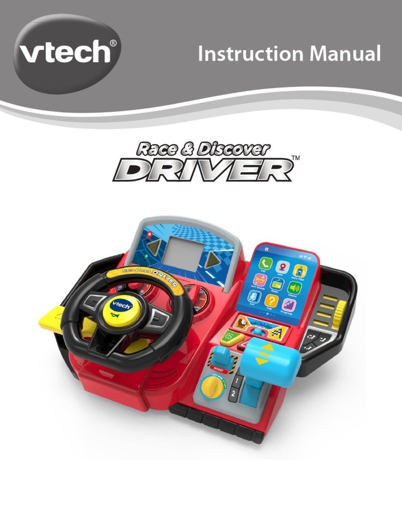 V-tech RACE & DISCOVER DRIVER instruction manual