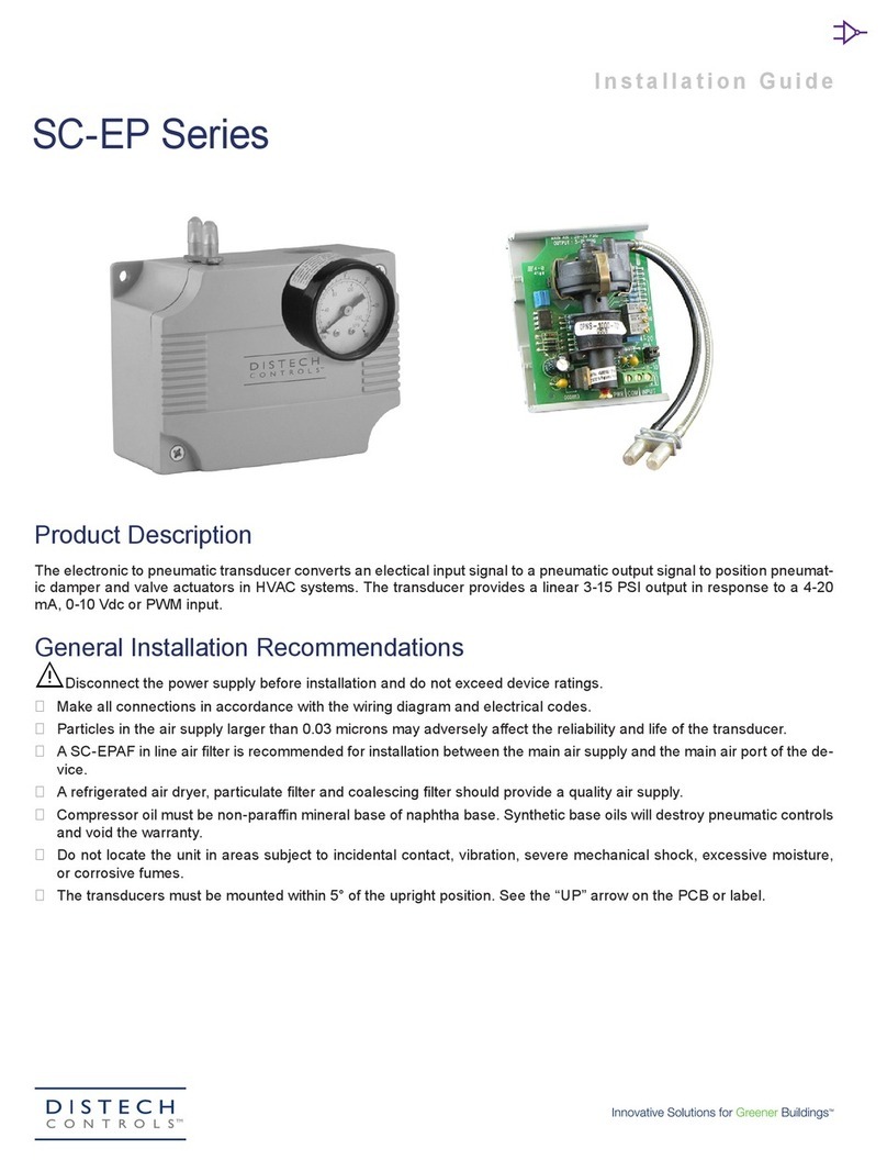 Distech Controls SC-EP Series User manual