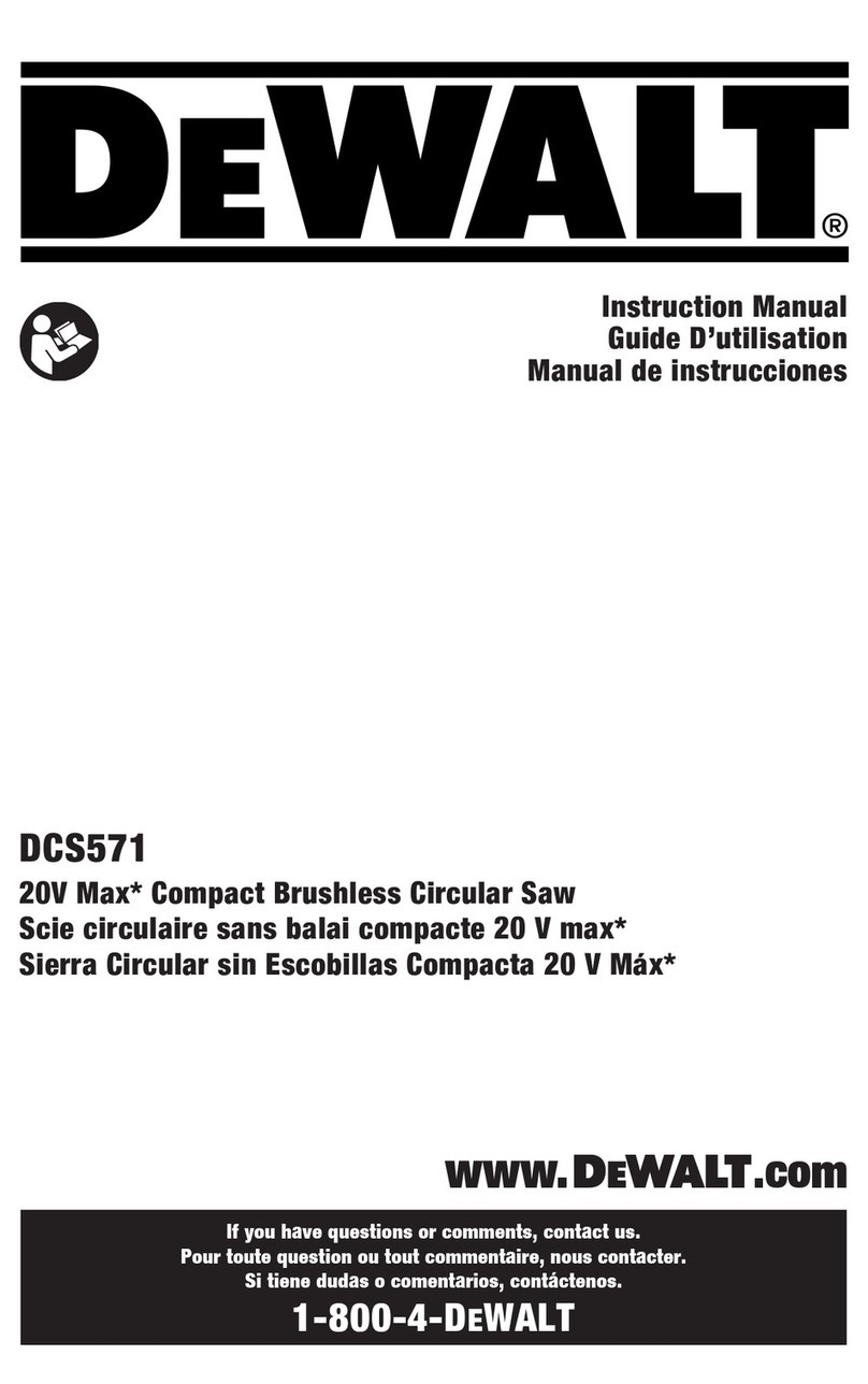 DeWalt DCS571E1 instruction manual