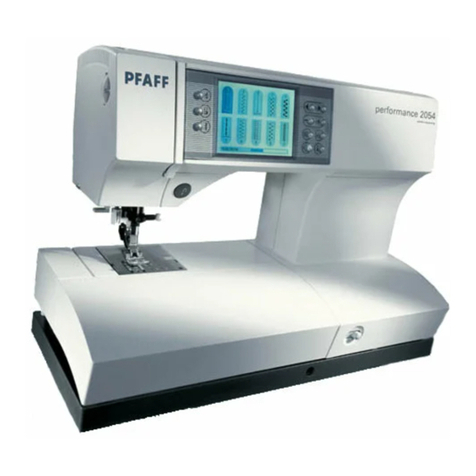 Pfaff perfomance 2054 User manual Pfaff perfomance 2054 User manual