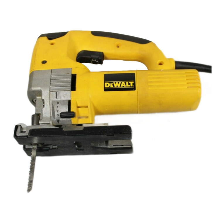 DeWalt DW322 User manual