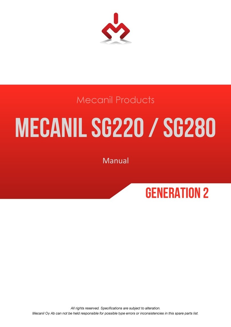 MECANIL SG220 G2 manual