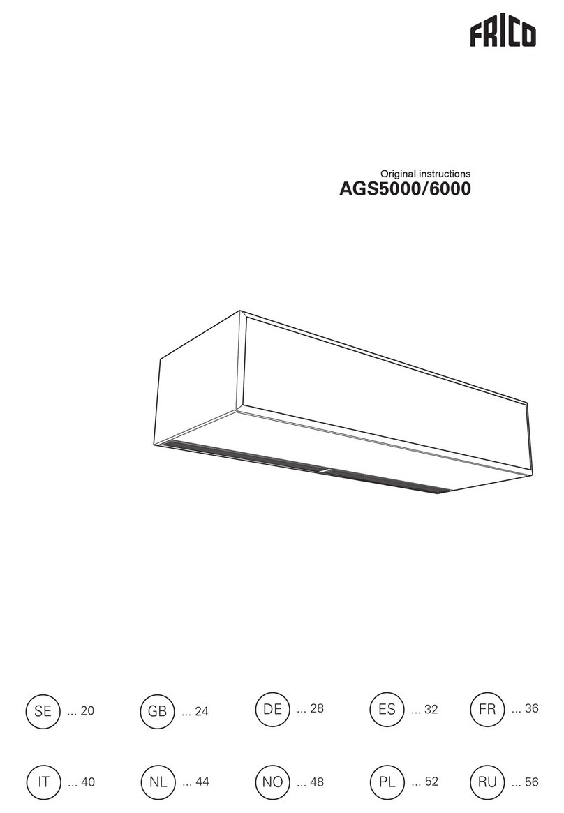 Frico AGS5000 User manual Frico AGS5000 User manual