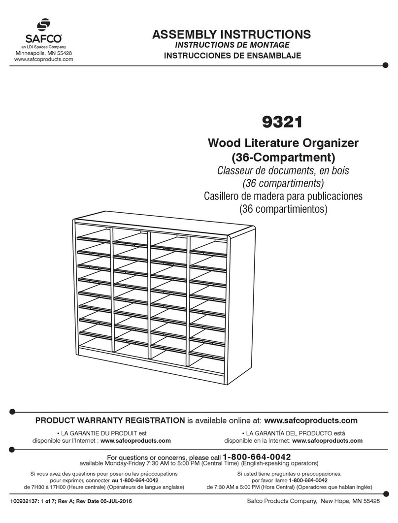 LDI Spaces Safco 9321 User manual