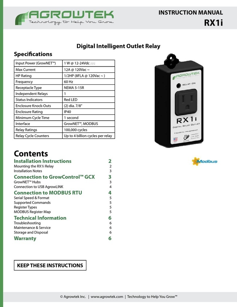 Agrowtek RX1i instruction manual