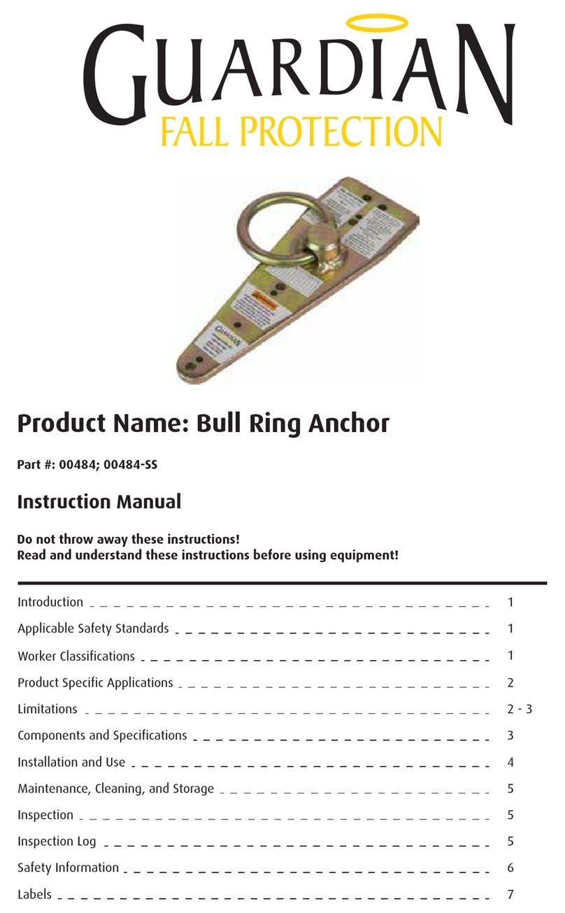 Guardian Fall Protection 00484 instruction manual