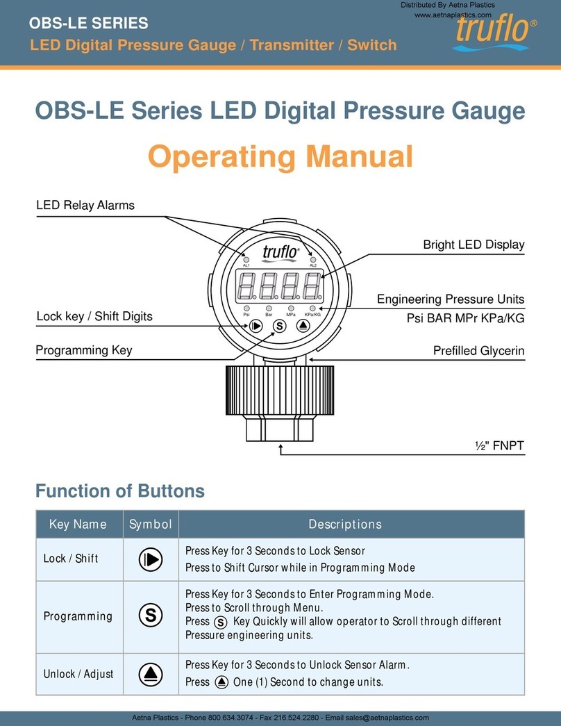 truflo OBS-LE Series User manual