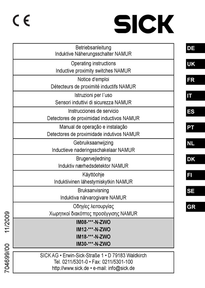 SICK NAMUR IM08 N ZWO Series User manual