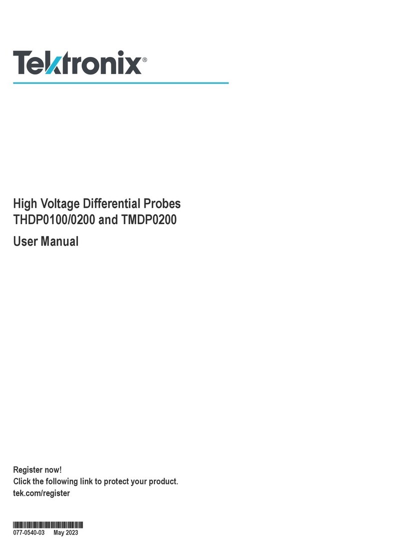 Tektronix THDP0100 User manual