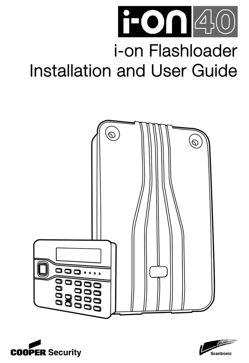 Cooper Security i-On 40 Installation and user guide Cooper Security i-On 40 Installation and user guide