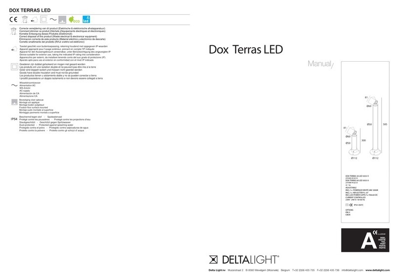 Delta Light Dox Terras LED manual