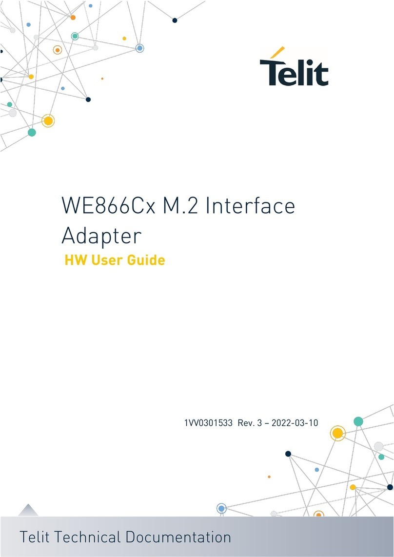 Telit Wireless Solutions WE866Cx M.2 user guide