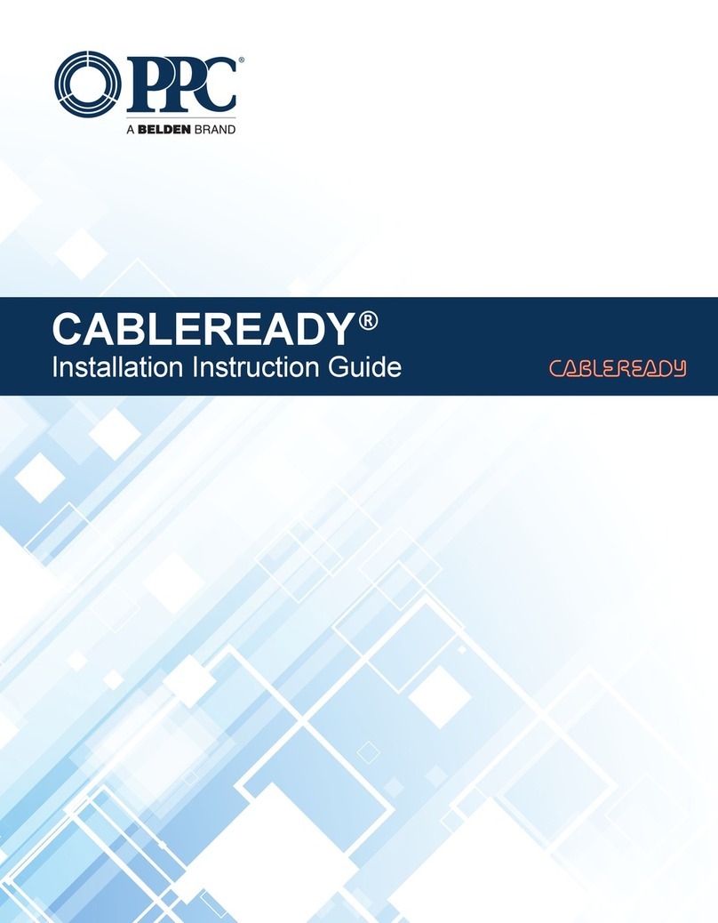 Belden PPC CABLEREADY SR050 Installation instruction guide