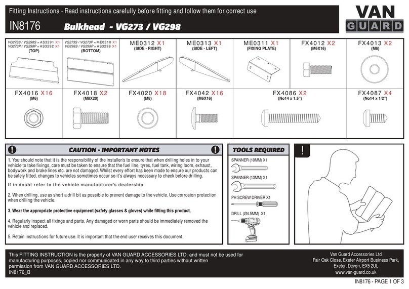 Vanguard VG273 User manual Vanguard VG273 User manual
