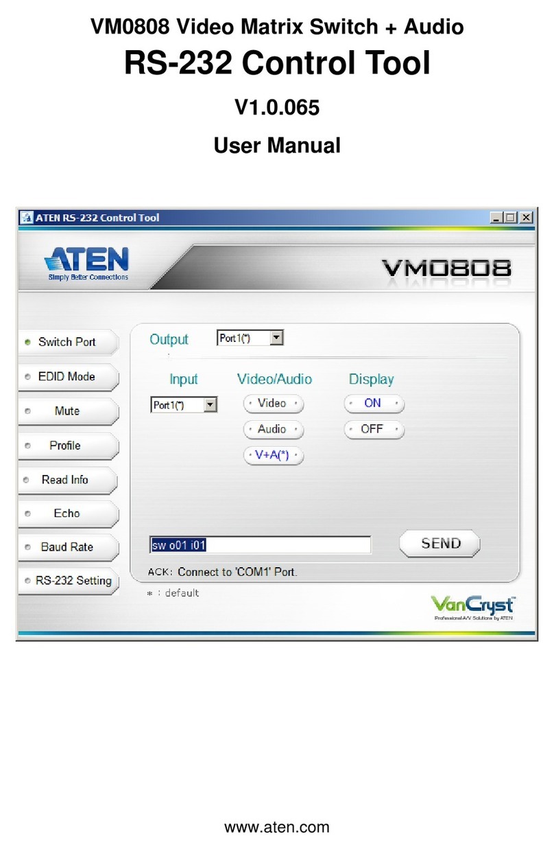 ATEN VM0808 User manual