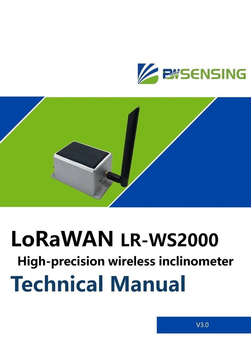 BW SENSING LoRaWAN LR-WS2000 User manual