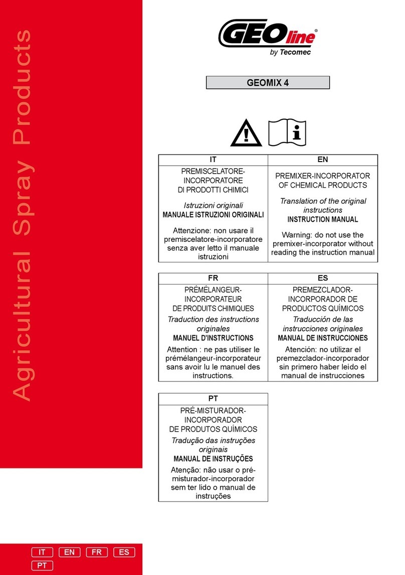 Tecomec GEOline GEOMIX 4 instruction manual