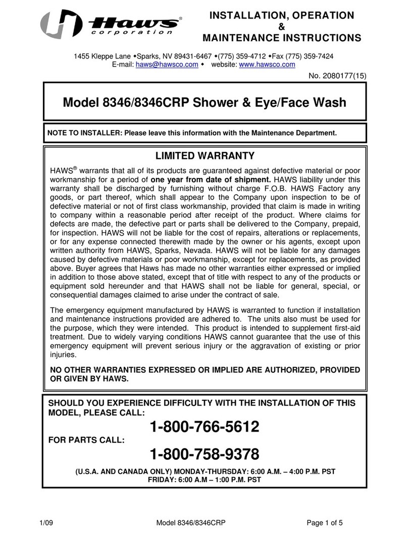 Haws 8346 Guide