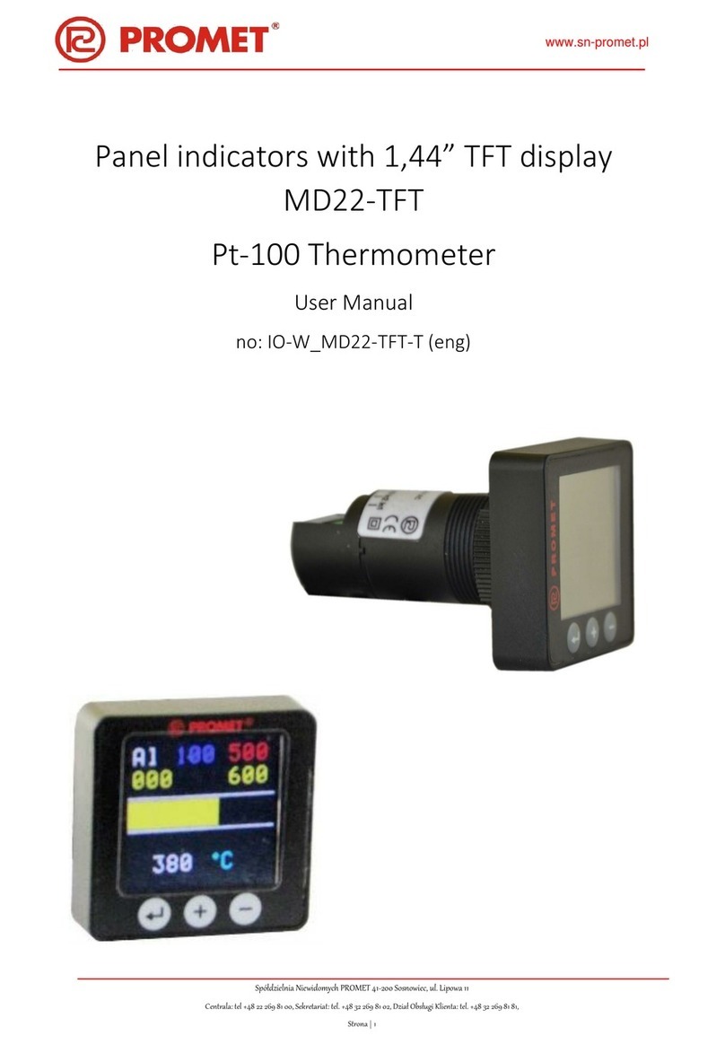 Promet MD22-TFT user manual