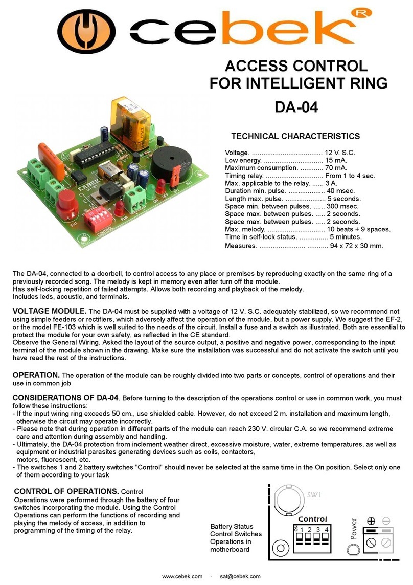 CEBEK DA-04 manual